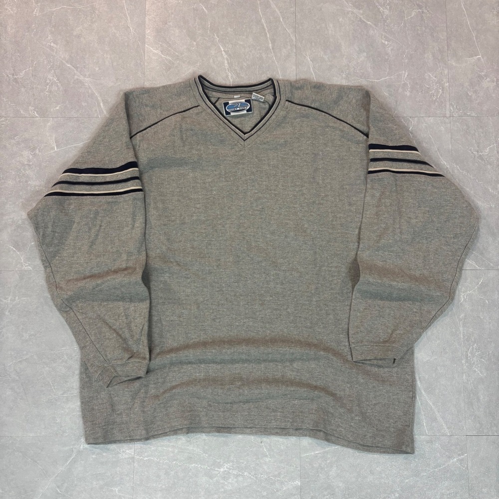 Vintage y2k Point zero stripped crewneck